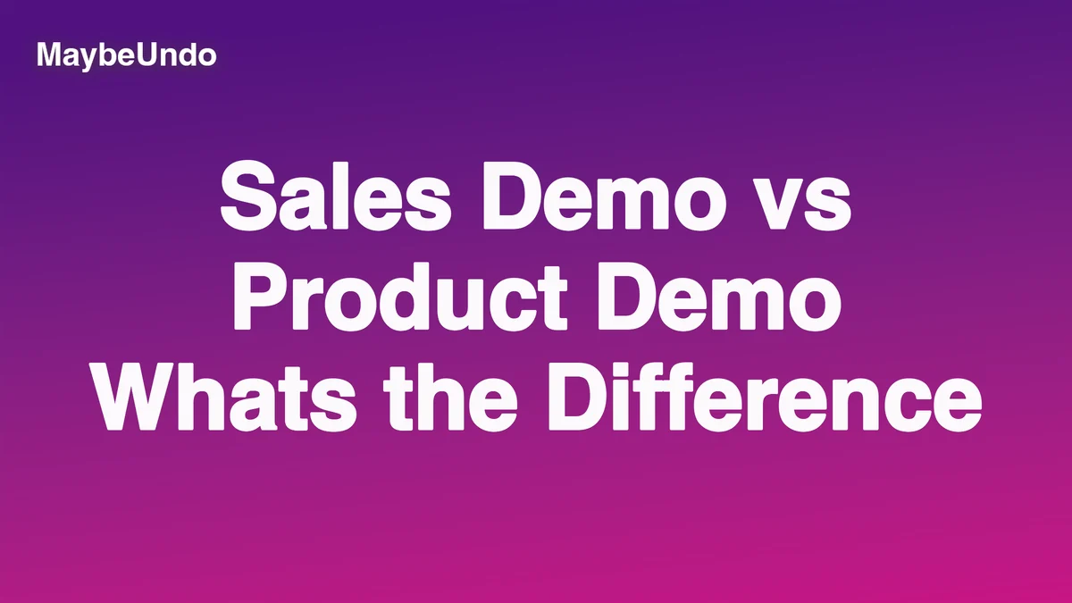 Sales and product walkthrough comparison guide for SaaS teams